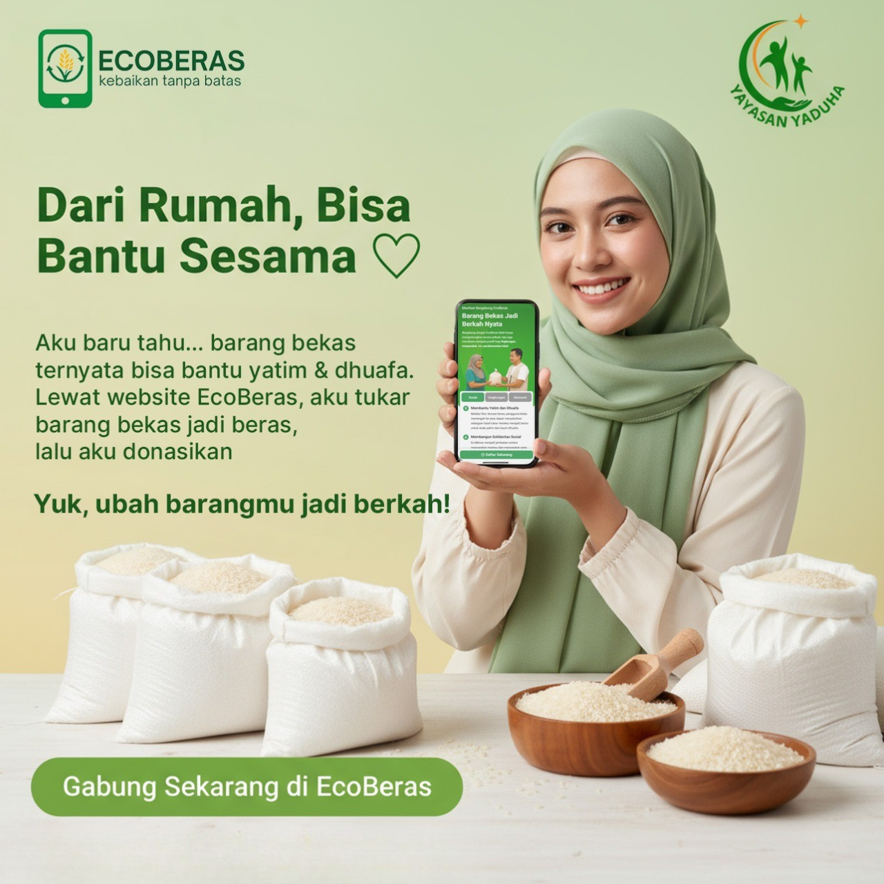 Donasi Beras