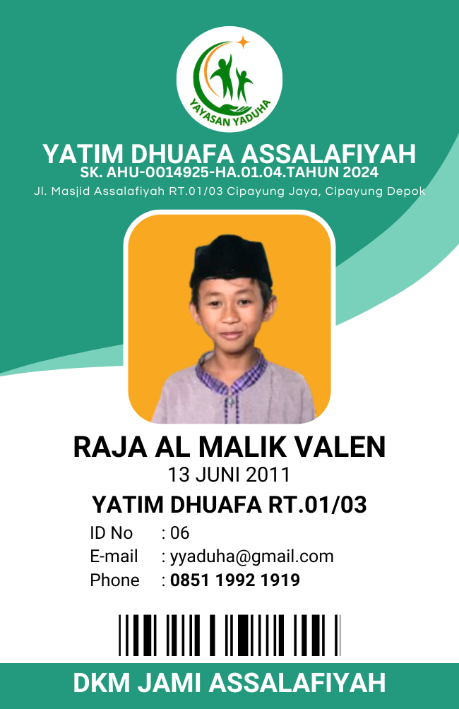 Foto Raja Al Malik Valen